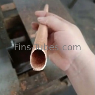 Beli DELLOK tabung tembaga dengan spiral penguap sirip aluminium yang didinginkan udara atau tabung sirip rendah tembaga yang diekstrusi online manufacture