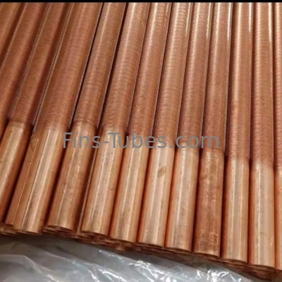 Beli DELLOK Carbon Steel Fin Tube dengan Solid dan Serrated Fin 19mm OD Clear Color Welding Service Termasuk online manufacture