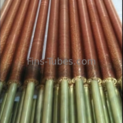 Beli DELLOK Extruded Clear Carbon Steel Fin Tube 19mm OD Solid / Serrated Welded Fin untuk Transfer Panas online manufacture