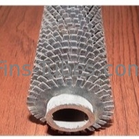 Beli DELLOK Tekanan Tembaga Tertanam Finn Tube Alu/Tembaga Fins 1.0-4.0MPa Tekanan nominal -40.C Untuk 400.C Suhu 16-63mm online manufacture