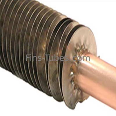 Beli DELLOK Tekanan Tabung Fin Tertanam 200 ° C Transfer Panas Plain Grooved Welded Fin Edge 1.65mm Wall Thk 2.5-20mm Fin online manufacture