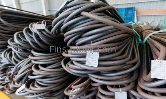 kualitas  DELLOK Spiral Evaporator Carbon Steel SA210 U Bend Tube Exhaust Pipe pabrik