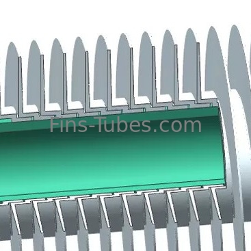 Beli DELLOK Air Dingin Tipe L Stainless Steel 0,6mm Helical Fined Tube online manufacture