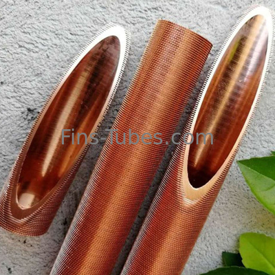 DELLOK Inner Groove/Inner/Internal Aluminium Low Fin Tube,Tub dengan Fin Low