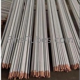 DELLOK Tembaga Tipe L Spiral Fined Tube