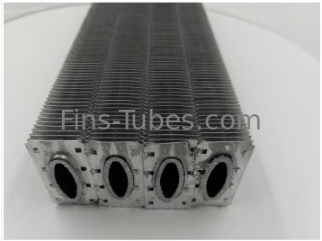 DELLOK Aluminium 1100 Eliptik Nikel Berbasis Spiral Fenned Tabung