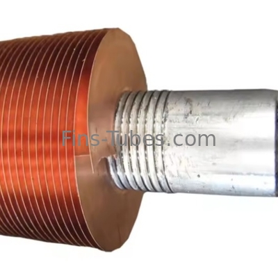 DELLOK tabung baja tahan karat tembaga dengan aluminium SS spiral L/LL/KL sirip atau sirip yang diekstrusi