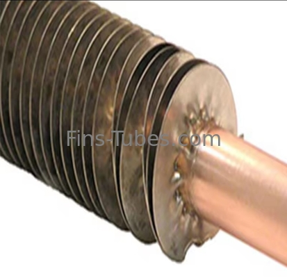 DELLOK Square Tube Fin Dan Tube Heat Exchanger Dengan Solid Fin Untuk Industri