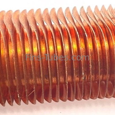 DELLOK Square Tube Fin Dan Tube Heat Exchanger Dengan Solid Fin Untuk Industri