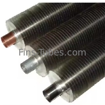 DELLOK Efisiensi Penukar Panas Tubing Fin dengan Kotak Dukungan Tabung 90° Siku 12-24 Fin