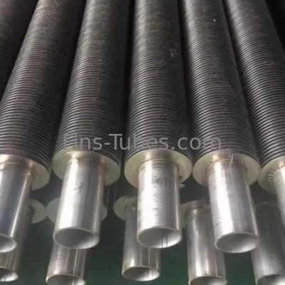 DELLOK 4mm-15mm Ketebalan tabung Mesin tabung sirip yang diekstrusi dengan lapisan hitam atau perlindungan varnis