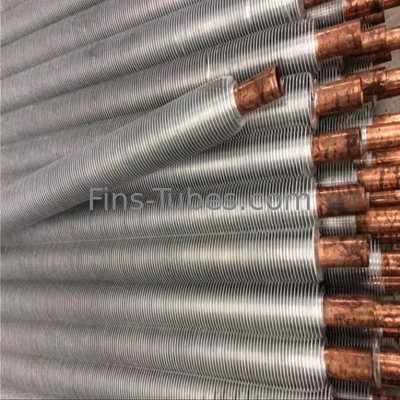 DELLOK Suhu Tabung Fin Baja Karbon Garing Tabung Fin Tertanam 0,3-1,2mm Tekanan 1,0MPa - 4,0MPa