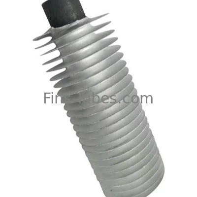 Tabung Fin Tembaga Karbon Baja 0,3-1,2mm Tabung 2,5-20mm Fin Spacing 16-63mm Od