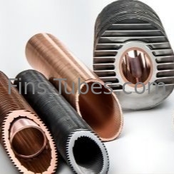 Aluminium yang diekstrusi tabung sirip rendah 0,5mm dinding 3-25mm OD Hydro/Pneumatic diuji
