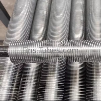 DELLOK High Frequency Weld HFW Solid Fin Tube untuk DELLOK ASTM A53 Grade B Metal Circular Pipe