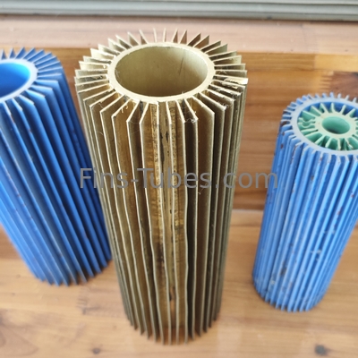 DELLOK Longitudinal Fin Tube dengan 19mm OD 400°C Rating Temperature Threaded Connection untuk Root
