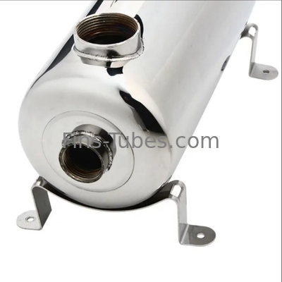 Tubing Stainless Steel Shell Pool Heat Exchanger Tubular Exchanger Polished Air Heat Exchanger