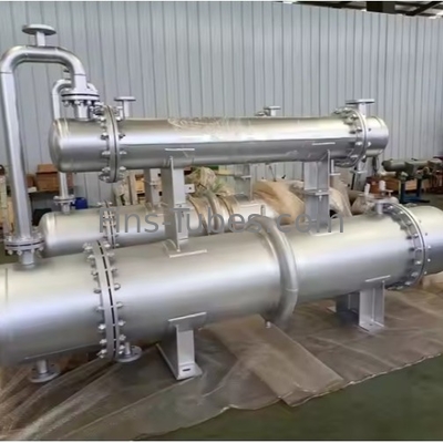 Stainless Steel Tubular Heat Exchanger Minyak OEM Shell Dan Tube Heat Exchanger