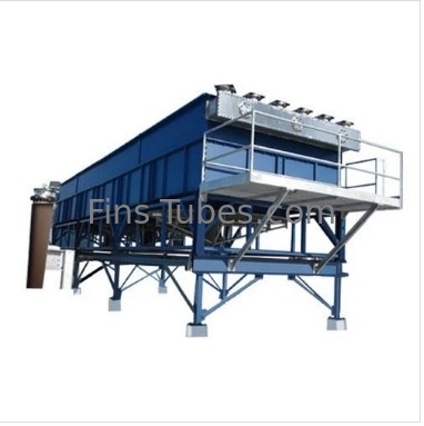 Lapisan epoxy Air Fin Cooler Dirancang Dengan Beberapa Baris Tabung Fined