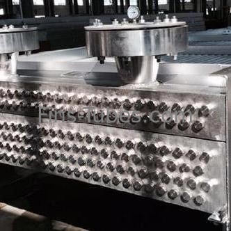 Desain unik bergelombang atau seperti jarum Meningkatkan transfer panas di Air Cooler Panas Exchanger