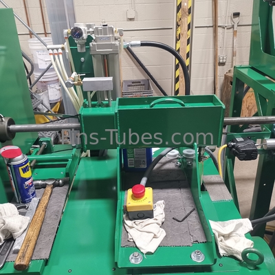 DELLOK Stainless Steel G Tipe Welding 3.1 Cert Tube Finning Machine