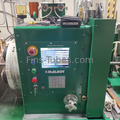 DELLOK Stainless Steel G Tipe Welding 3.1 Cert Tube Finning Machine