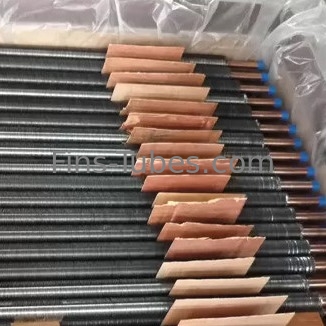DELLOK Kondensor Tembaga Aluminium Alu1060 16mm Square Fin Tube