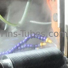 DELLOK Boiler Cooler 3,3mm Serrated Solid 32mm Helical Fin Tube