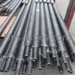 DELLOK Single Row Flat EN10204 Stainless Steel Fin Tube Welding 25mm