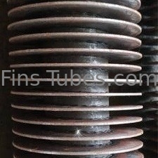 DELLOK Single Row Flat EN10204 Stainless Steel Fin Tube Welding 25mm