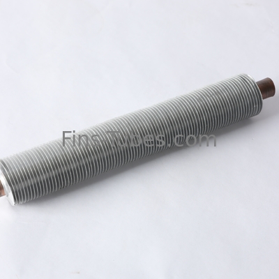 DELLOK Penukar Panas 12 FPI 2,1mm Fluted OD 50,8mm Tubu Fin Tertanam