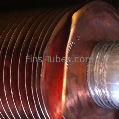 DELLOK Aluminium TP304L 0.4mm tabung sirip tertanam
