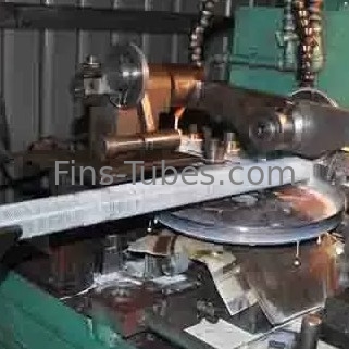 DELLOK Mesin tabung fin terekstrusi tipe L LL OD 12mm