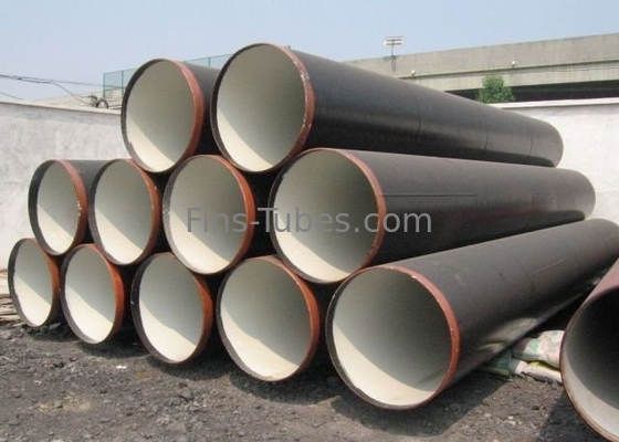 DELLOK Q235B Spiral Las Pipa Baja Karbon Hitam Diameter Besar SSAW Tabung