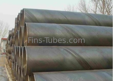 DELLOK Q235B Spiral Las Pipa Baja Karbon Hitam Diameter Besar SSAW Tabung